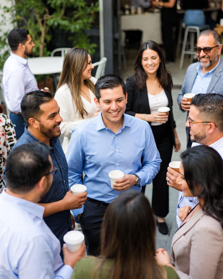 Chamber members networking