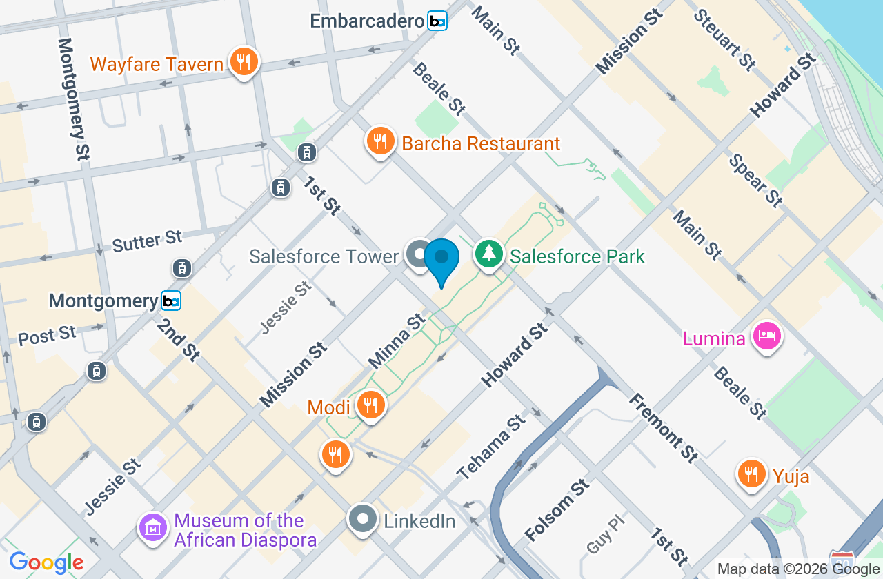SFBAYHCC headquarters map